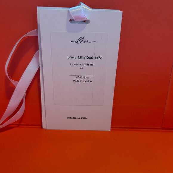 Milla White Mock Neck Sleeveless Low Slit Dress - Picture 14 of 16